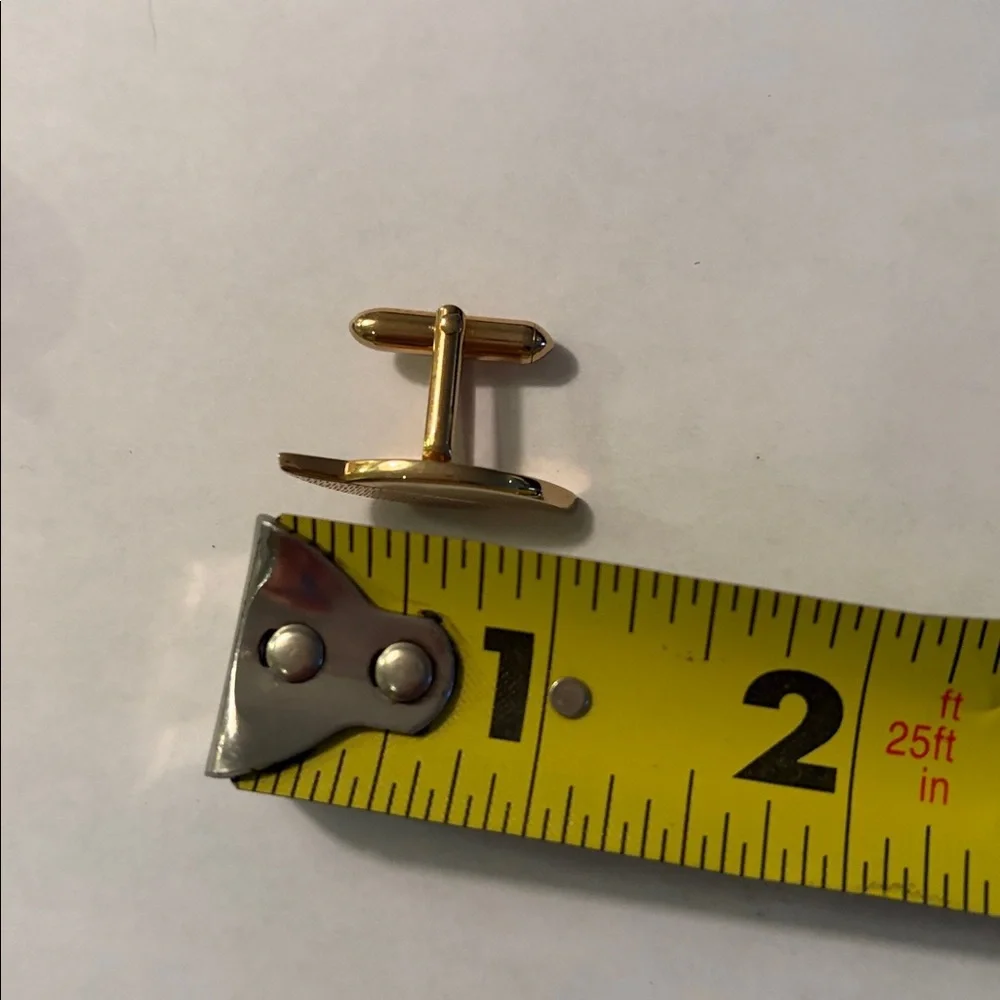 SWANK Vintage Swank Cufflinks Cuff Links Gold Tone Retro Men's